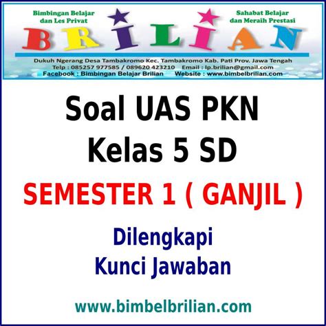 Soal PTS PPKN Kelas 5: Apakah yang Perlu Anda Ketahui?