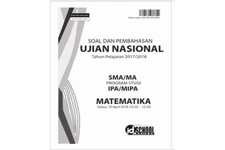 Prediksi Soal UN Matematika SMA 2018