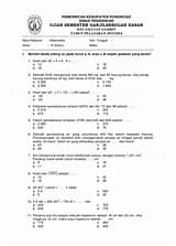 Unduh Soal UTS Matematika Kelas 6 Semester 2