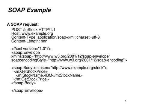 Soap Example Request