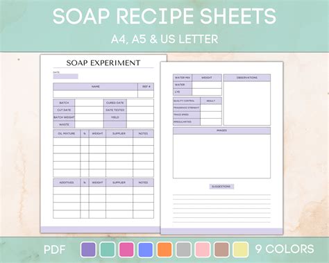 Soap Making Recipes Pdf
