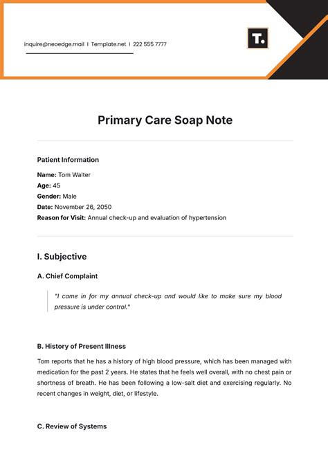 40 Fantastic SOAP Note Examples & Templates ᐅ TemplateLab