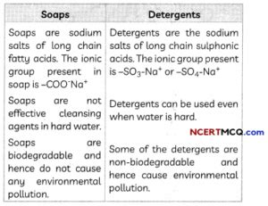 Soaps And Detergents Class X