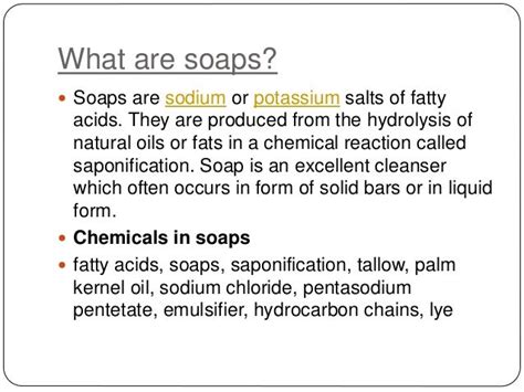 Soaps Meaning