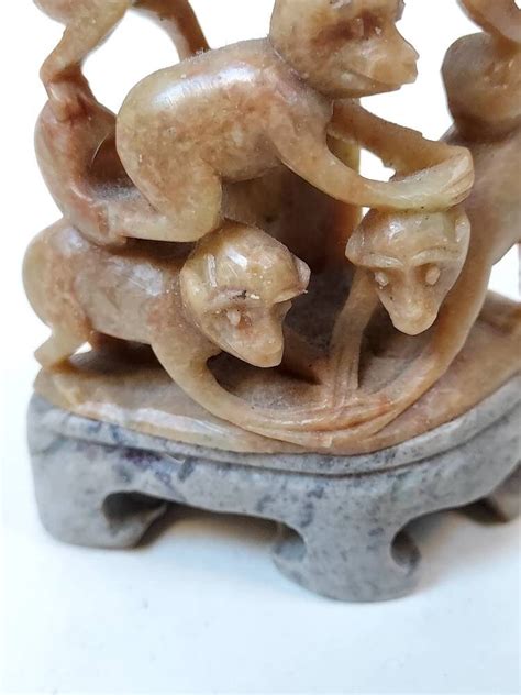 Soapstone Carved Monkeys