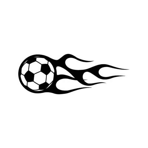 soccer ball flames svg