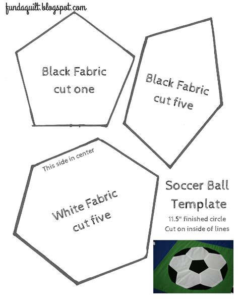Soccer Ball Quilt Pattern