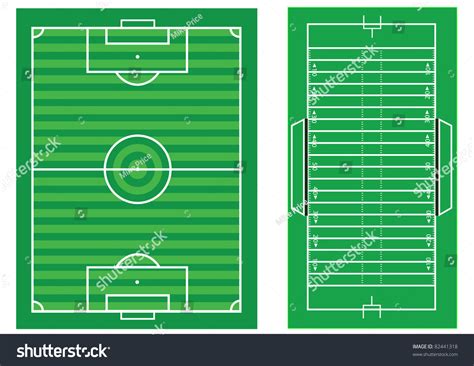 soccer field size vs american football field
