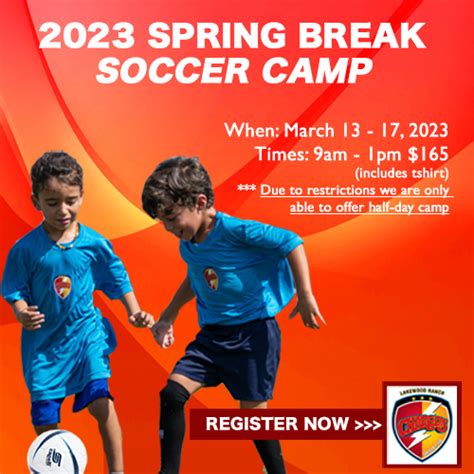 soccer spring camp near me