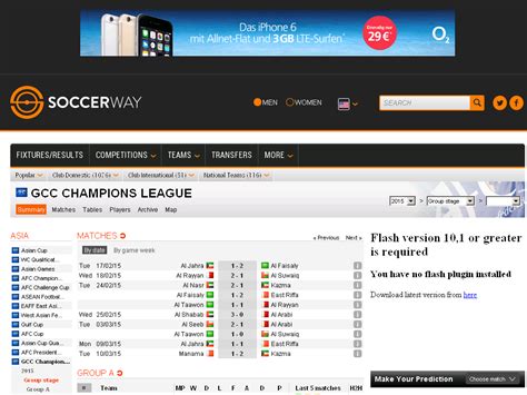 soccerway results and fixtures