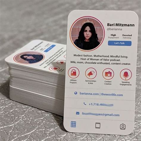 Social Media Business Card 61 Business Card Templates on Creative Market