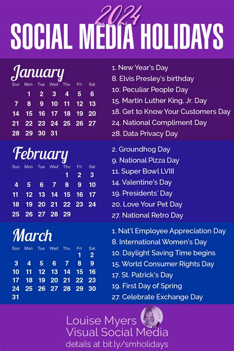 Social Media Holiday Calendar 2024