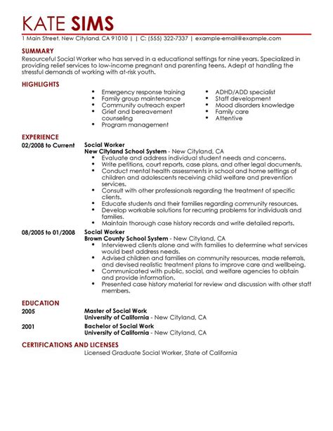 25+ Social Services Resume Samples Pictures Rnx Business