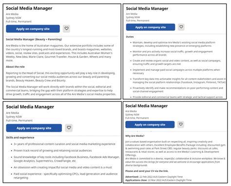 social media account manager job description