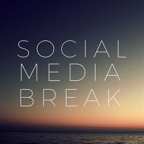 social media break images