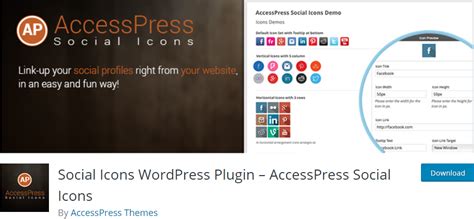 Social Media Icons Wordpress Plugin Shortcode