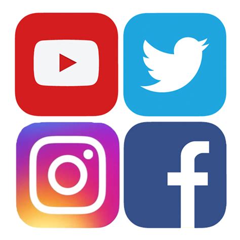 social media logo transparent background