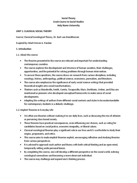 Social Studies Elective Ideas