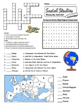 Social Studies Games For 6Th Graders