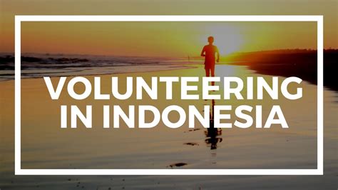 sukarelawan di Indonesia