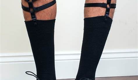 Sock Suspenders Mens Garters Belt Adjustable 2 Pack Sturdy Clip At
