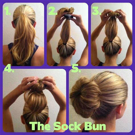 Sock Bun Tutorial With Donut