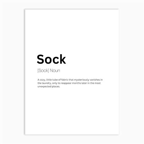 Sock Definition Informal