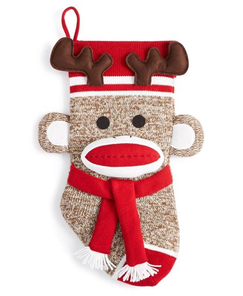 Sock Monkey Stocking For Christmas