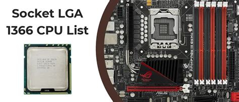 Intel Socket 1366 Processors