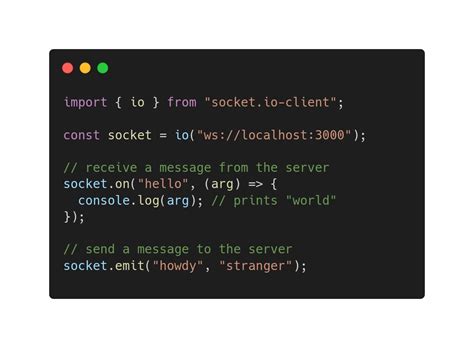 Socket.io Browser Client Example