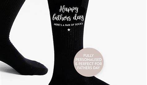 Father's Day Patterned Socks From The Dog By Solesmith