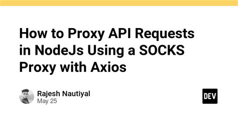 Socks Proxy Nodejs