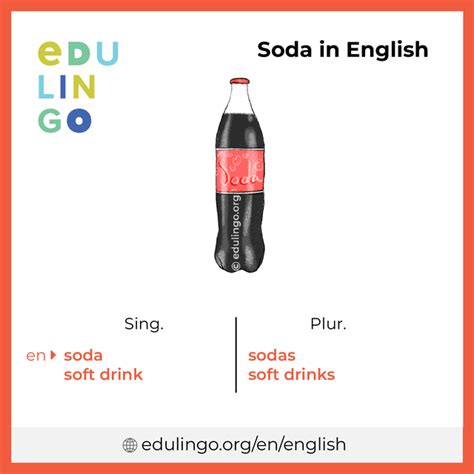 soda in english