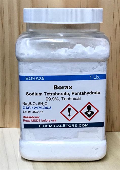 sodium borate vs tetraborate