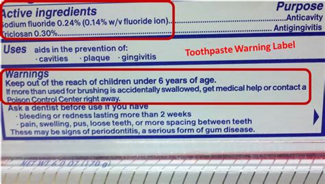 sodium fluoride in toothpaste side effects