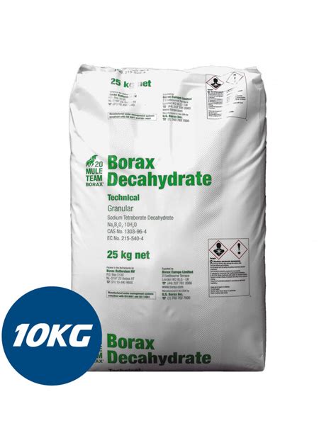 sodium tetraborate decahydrate borax