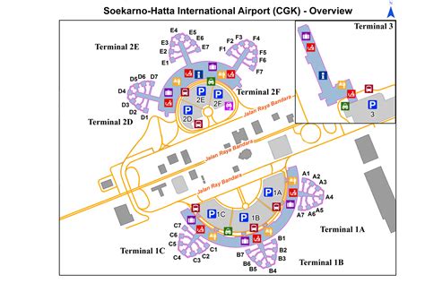 soekarno hatta airport map