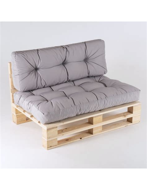 Sof Color Piedra Con Cojines