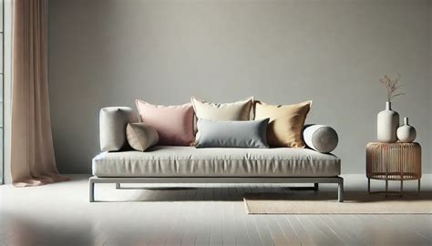 Sof Gris Con Cojines De Colores