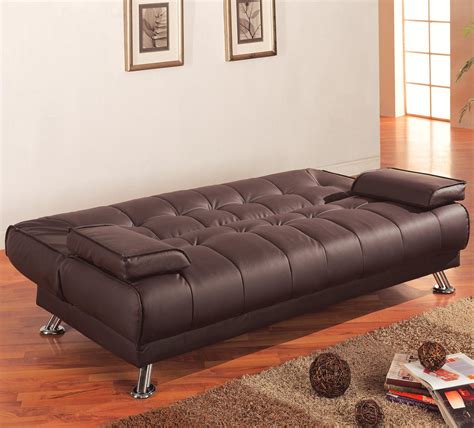 Famous Sofa Bed Leather Look For Small Space