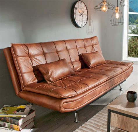 Sofa Cama En Leather