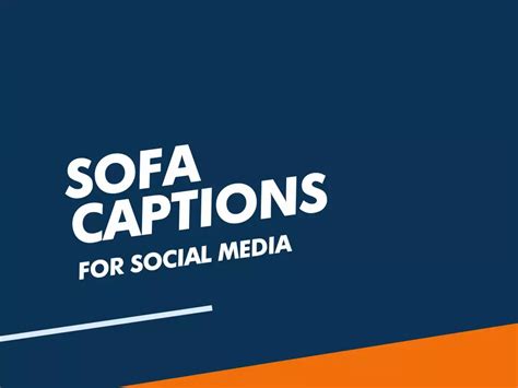 Sofa Captions For Instagram