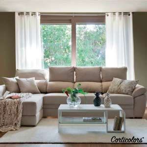 Sofa Gris Cortinas