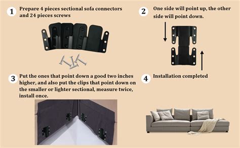 Sofa Sectional Brackets