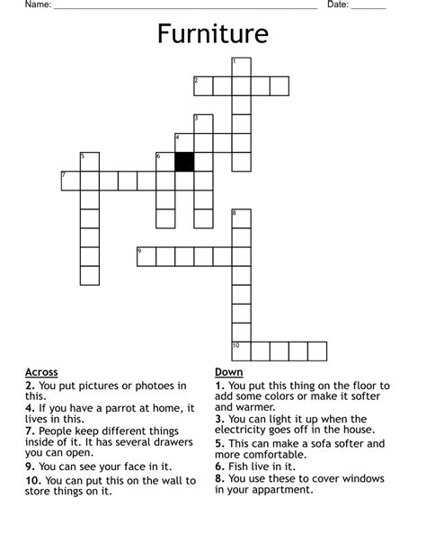 Sofa Sort Crossword Clue