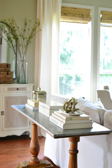 Sofa Table In Front Of Window