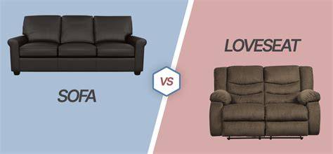 Sofa vs Loveseat Size Comparison