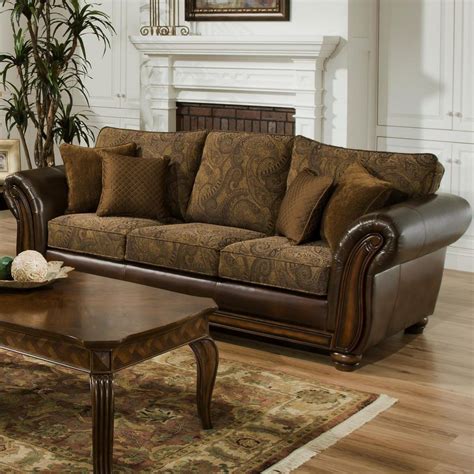 Sofas With Leather And Fabric