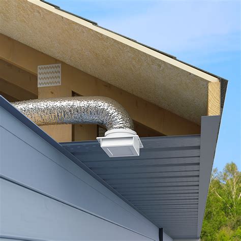 Soffit Vent With Flex Duct To Extractor