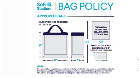 sofi stadium diaper bag policy reddit